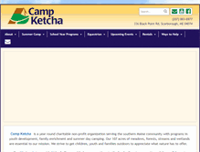 Tablet Screenshot of campketcha.org